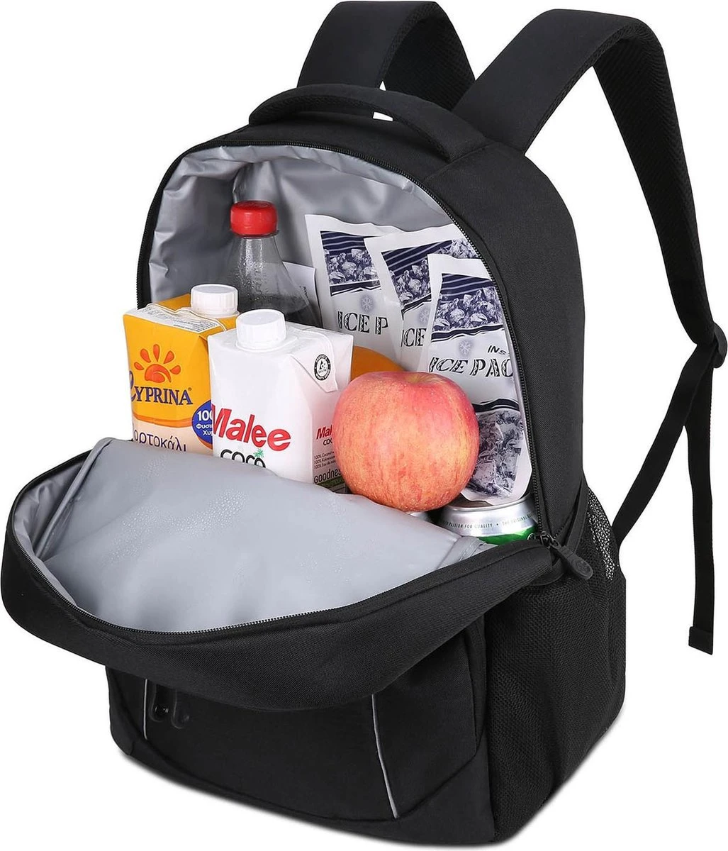 Koelrugtas - 23L - Wandelrugzak - Dagrugzak - Outdoor Rugzak - Dames & Heren - Zwart Koelrugtas - 23L - Wandelrugzak - Dagrugzak - Outdoor Rugzak - Dames & Heren - Zwart -Bo-Camp Verkoop 1027x1200 5
