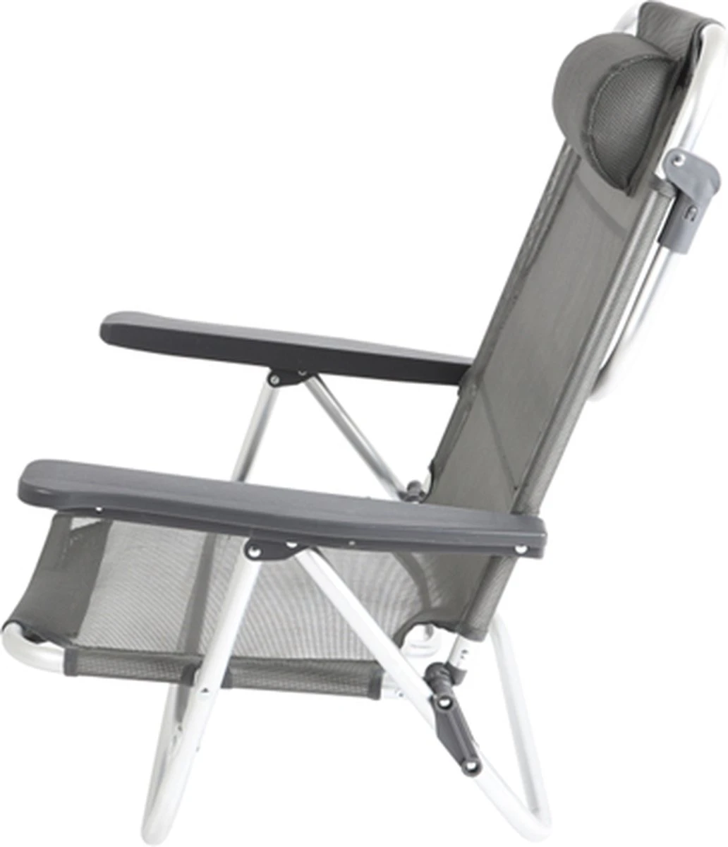Bo-Camp Beach chair - Monaco - Aluminium - Grijs Bo-Camp Beach Chair - Monaco - Aluminium - Grijs -Bo-Camp Verkoop 1032x1200 2