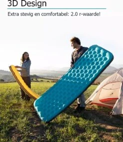 Naturehike® 3D Luchtmatras Premium - Comfortabel R-waarde 2.0 - Extra Dikke Slaapmat - Luchtbed Kamperen - Opblaasbaar Matras - Lichtgewicht - Outdoor - Camping -Bo-Camp Verkoop 1039x1200 1