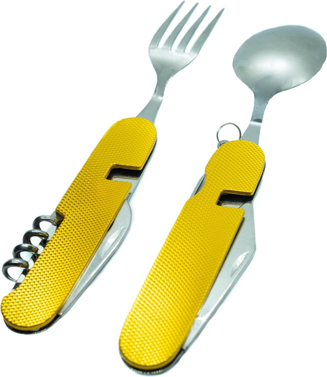 Camping Bestek Zakmes | Roestvrijstaal Survival Bestek | Mes, Vork, Lepel, Krukentrekker, Bieropener, Spork | Opvouwbaar Kampeer Bestek Multitool | Cadeau voor man & vrouw Camping Bestek Zakmes | Roestvrijstaal Survival Bestek | Mes, Vork, Lepel, Krukentrekker, Bieropener, Spork | Opvouwbaar Kampeer Bestek Multitool | Cadeau Voor Man & Vrouw -Bo-Camp Verkoop 1041x1200 2