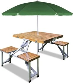 Merkloos Deuba Picknicktafel Campingtafel - Opvouwbaar Voor 4 Personen - Hout En Aluminium 4 Merkloos Deuba Picknicktafel Campingtafel - Opvouwbaar Voor 4 Personen - Hout En Aluminium -Bo-Camp Verkoop 1053x1200 1