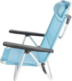 Bo-Camp Beach Chair - Monaco - Aluminium - Blauw -Bo-Camp Verkoop 1057x1200