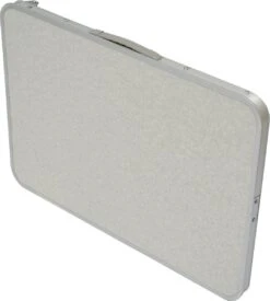 Alu Campingtafel 70x55cm - Inklapbbar Kampeertafel - Picknicktafel Licht Vouwtafel Klaptafel Grijs -Bo-Camp Verkoop 1076x1200