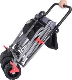 AREBOS Handkar | Transportwagen | Apparatuurwagen | Opvouwbaar | Duwstang| Zwart -Bo-Camp Verkoop 1082x1200 11