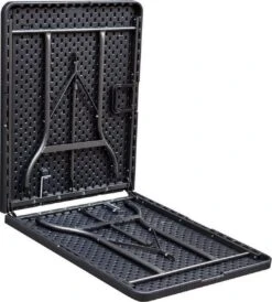 ERRO Vouwtafel - Houtlook - 180x74cm - Zwart -Bo-Camp Verkoop 1083x1200