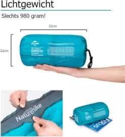 Naturehike® 3D Luchtmatras Premium - Comfortabel R-waarde 2.0 - Extra Dikke Slaapmat - Luchtbed Kamperen - Opblaasbaar Matras - Lichtgewicht - Outdoor - Camping -Bo-Camp Verkoop 1095x1200 5