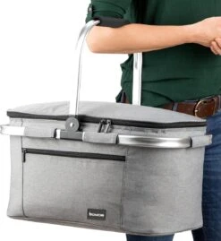 Bomoe Koeltas Picknickmand Opvouwbaar IceBreezer K47 - 47x27x26 Cm - 32 Liter- Perfect Voor Barbecues Of Boodschappen -Bo-Camp Verkoop 1101x1200 5