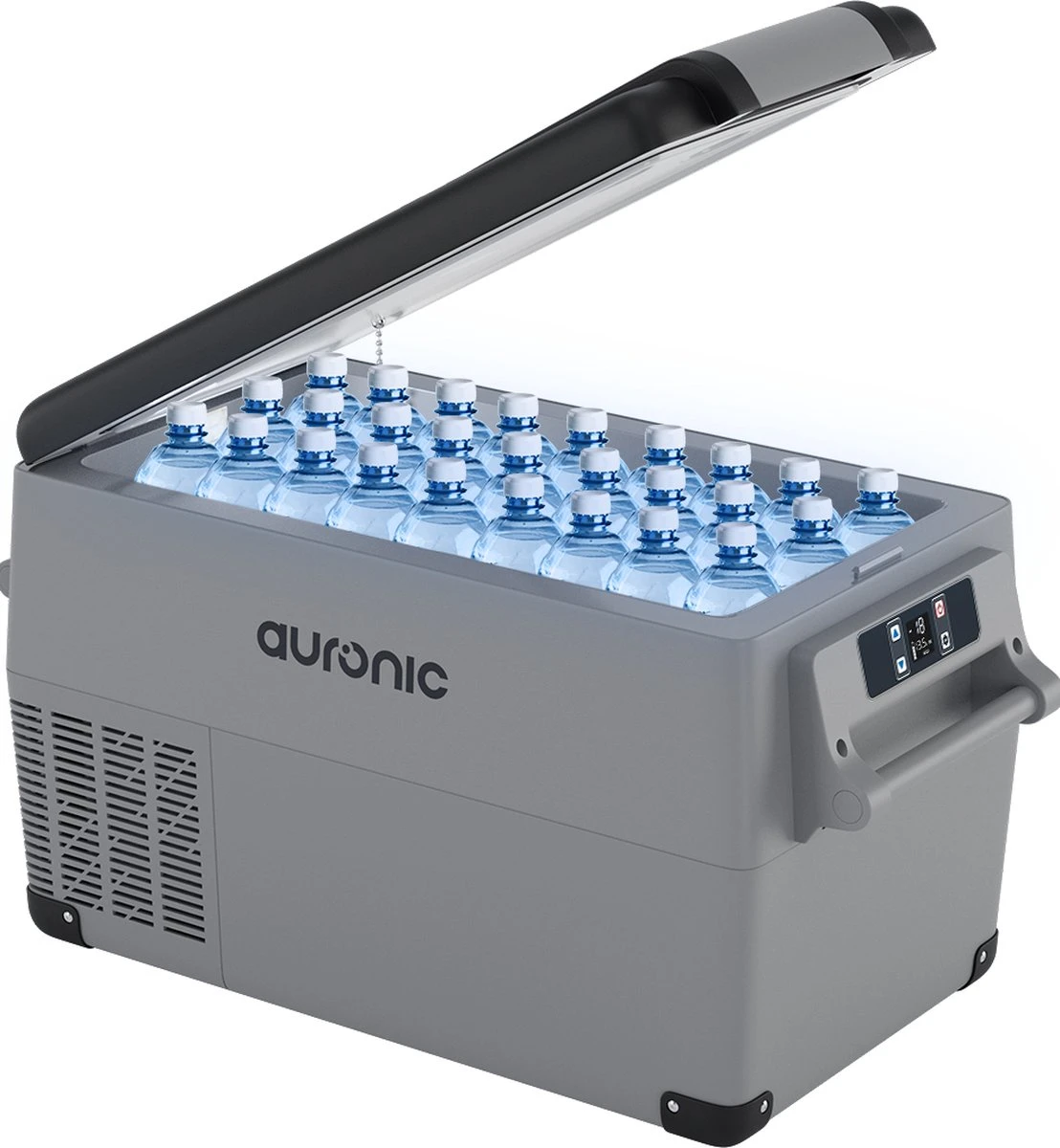 Auronic Elektrische Koelbox - 30.4L - Compressor - 12V en 240V - Grijs Auronic Elektrische Koelbox - 30.4L - Compressor - 12V En 240V - Grijs -Bo-Camp Verkoop 1108x1200 5