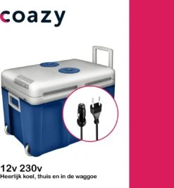 Koelbox Met Wielen Voor Auto & Camping Warm En Koud 40L - Frigobox Elektrisch 12v 230 Volt - MiniBar - Mini Koelkast | Verkoelt En Verwarmt | Eco-modus - Minibar - Mini Koelkast -Bo-Camp Verkoop 1112x1200 3