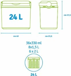 Norlander Koelbox Deluxe - 24 Liter - 40 X 23,6 X 37,5cm - Zwart 3 Norlander Koelbox Deluxe - 24 Liter - 40 X 23,6 X 37,5cm - Zwart -Bo-Camp Verkoop 1124x1200 1