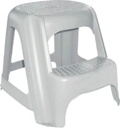 Curver One Step Opstapje Krukje - Lichtgrijs