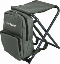 Campingwinkels 1 Capture Outdoor, "Traveller OX-37" Camping Kruk Met Rugzak, Opvouwbaar, Lichtgewicht, Verstelbare En Gevoerde Draagriemen, …