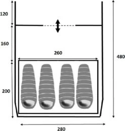 Redwood Zephyr 280 PO - Tent 4-persoons - Tunnel Tent - Grijs -Bo-Camp Verkoop 1140x1200 3