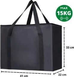 Koeltas - 28 Liter - Geïsoleerde Koeltas - Lunchtas - Picknicktas - Koeltas Lunch - Koeltassen - Koelzak -Bo-Camp Verkoop 1144x1200 6