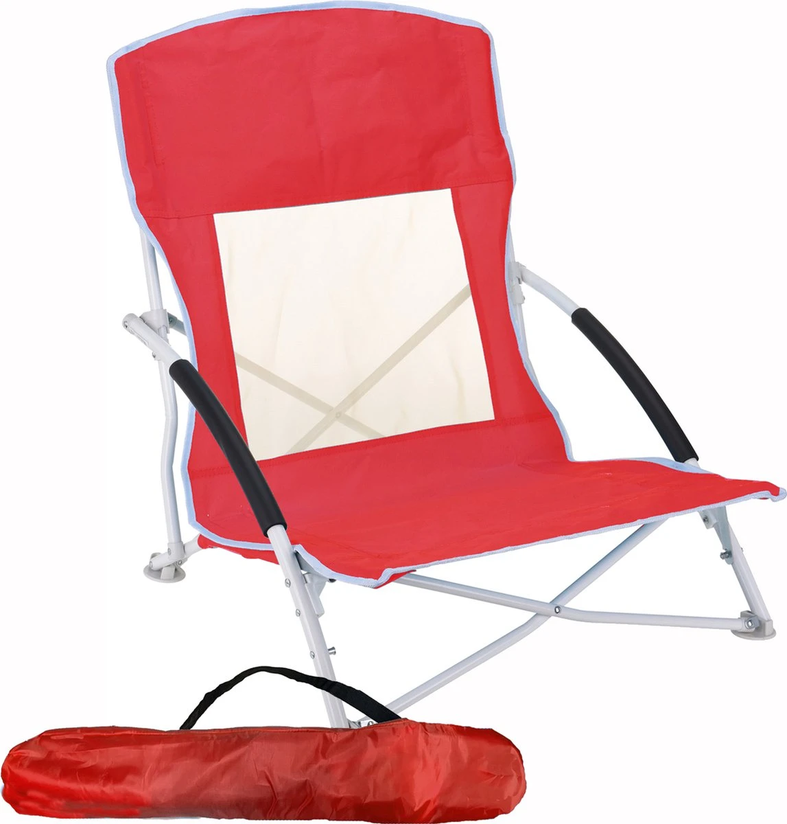 JEMIDI Lichtgewicht Inklapbare Draagbare Strandstoel - Opvouwbare Campingstoel met Draagtas - Ademend en Comfortabel JEMIDI Lichtgewicht Inklapbare Draagbare Strandstoel - Opvouwbare Campingstoel Met Draagtas - Ademend En Comfortabel -Bo-Camp Verkoop