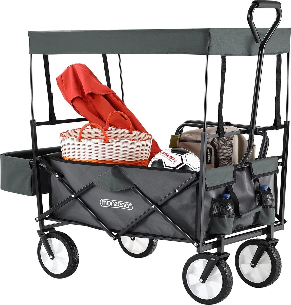 Monzana Bolderkar Opvouwbaar - 100 Liter - met Afneembaar Dak Grijs Monzana Bolderkar Opvouwbaar - 100 Liter - Met Afneembaar Dak Grijs -Bo-Camp Verkoop 1148x1200 13