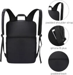 Koeltas Rugzak (28L) - Geschikt Voor 16 Blikjes - Lunchtas Voor Dames En Heren - Zwart 5 Koeltas Rugzak (28L) - Geschikt Voor 16 Blikjes - Lunchtas Voor Dames En Heren - Zwart -Bo-Camp Verkoop 1159x1200 4