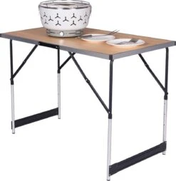 Kamyra® Campingtafel Inklapbaar - Kampeertafel, Partytafel - Opvouwbaar, Lichtgewicht & In Hoogte Verstelbaar - Aluminium/Hout 3 Kamyra® Campingtafel Inklapbaar - Kampeertafel, Partytafel - Opvouwbaar, Lichtgewicht & In Hoogte Verstelbaar - Aluminium/Hout -Bo-Camp Verkoop 1169x1200