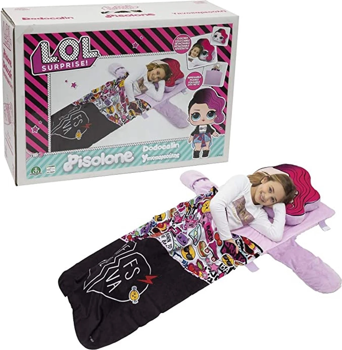 Lol Suprise - slaapzak - L.O.L. - Pisolone Rocker L.O.L. Surprise! Lol Suprise - Slaapzak - L.O.L. - Pisolone Rocker -Bo-Camp Verkoop 1175x1200 3