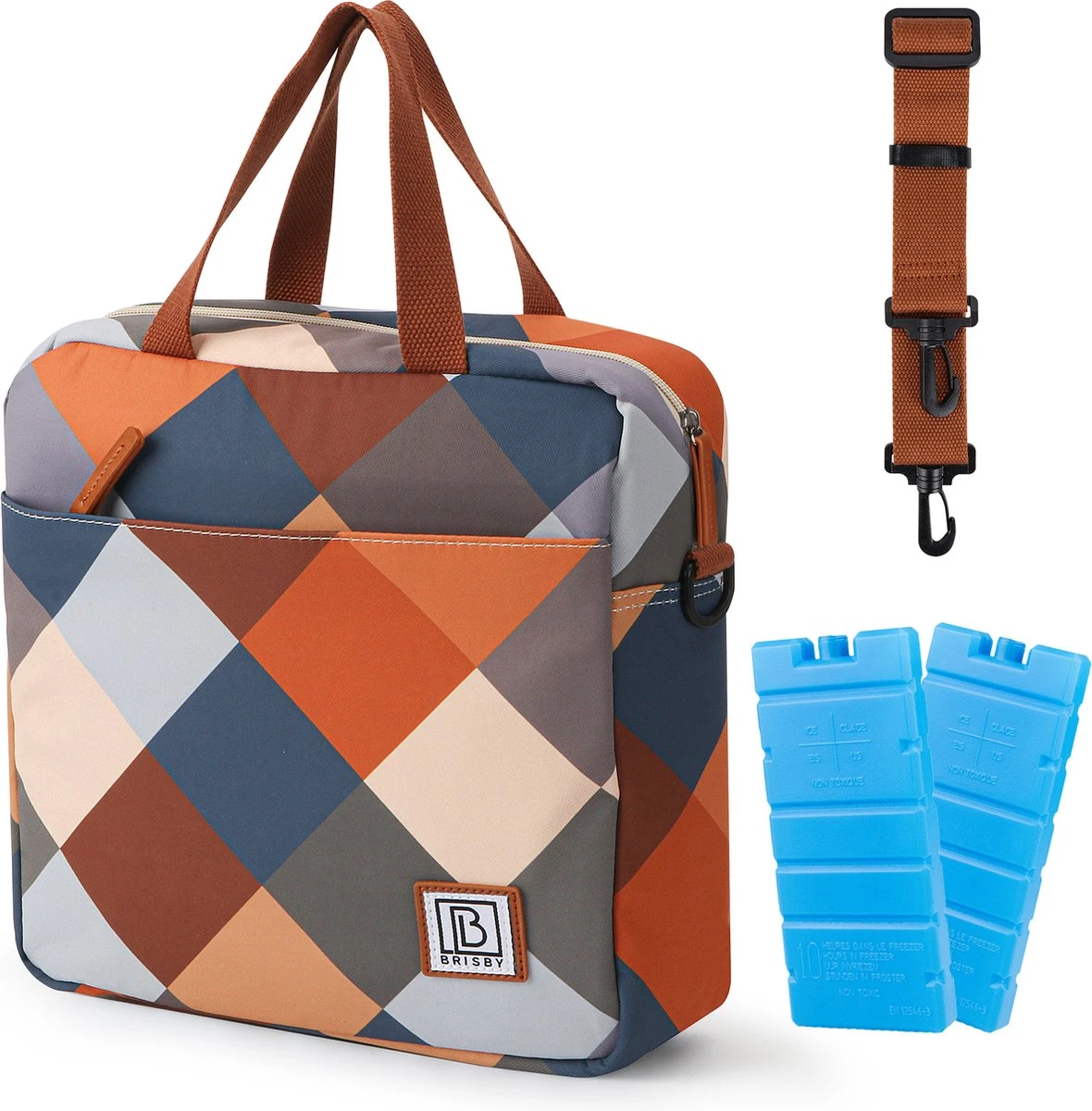 Brisby 4 Laags Geïsoleerde Koeltas - Lunchtas 7 liter - Blok Brisby 4 Laags Geïsoleerde Koeltas - Lunchtas 7 Liter - Blok -Bo-Camp Verkoop 1180x1200 4