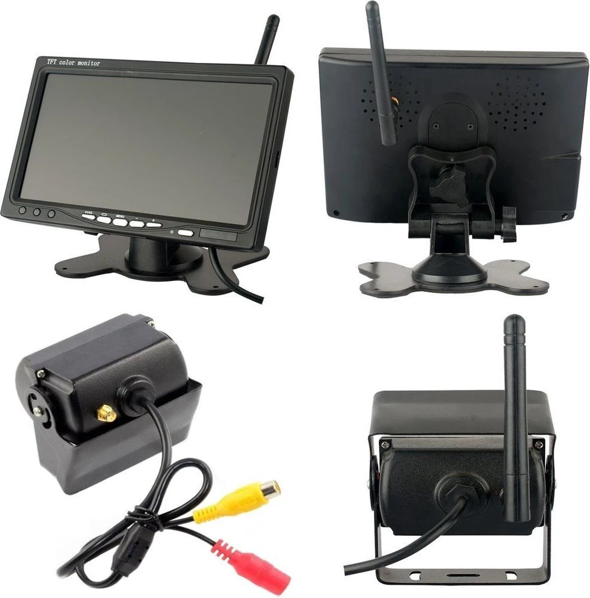 Strex Achteruitrijcamera Set Draadloos - 7" Scherm - 18LED Nachtzicht 15m - IP67 Waterdicht - Achteruitrij Camera - Geschikt voor Auto/ Camper / Caravan / Vrachtwagen / Landbouw / Boot / Tractor Strex Achteruitrijcamera Set Draadloos - 7" Scherm - 18LED Nachtzicht 15m - IP67 Waterdicht - Achteruitrij Camera - Geschikt Voor Auto/ Camper / Caravan / Vrachtwagen / Landbouw / Boot / Tractor -Bo-Camp Verkoop 1185x1200 3