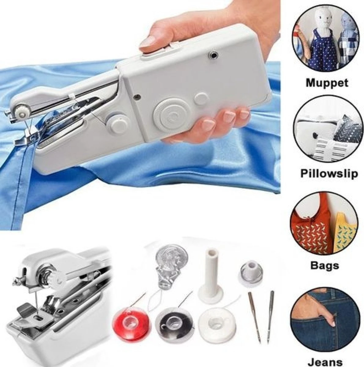 Borvat® | Elektrische Mini Handnaaimachine | Repareren van Kleding Scheuren of Gaten | Compact voor Reizen of Vakantie | Draadloze Hand Naaimachine op Batterijen Borvat® | Elektrische Mini Handnaaimachine | Repareren Van Kleding Scheuren Of Gaten | Compact Voor Reizen Of Vakantie | Draadloze Hand Naaimachine Op Batterijen -Bo-Camp Verkoop 1191x1200 2