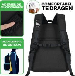 Brisby 4 Laags Geïsoleerde Koeltas Rugzak - 25 Liter - Met Handige Vakken Voor Bestek En Essentials - Waterafstotend Materiaal - Zwart 2 Brisby 4 Laags Geïsoleerde Koeltas Rugzak - 25 Liter - Met Handige Vakken Voor Bestek En Essentials - Waterafstotend Materiaal - Zwart -Bo-Camp Verkoop 1192x1200 10