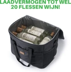 Packaway 4 Laags Geïsoleerde Koeltas - Lunchtas 40 Liter - Zwart -Bo-Camp Verkoop 1192x1200 12