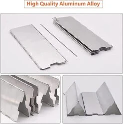 IBright Kookwindscherm - 12 Delig - 24cm Hoog - Kamperen -Opvouwbaar - Universeel 2 IBright Kookwindscherm - 12 Delig - 24cm Hoog - Kamperen -Opvouwbaar - Universeel -Bo-Camp Verkoop 1192x1200 5