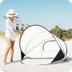 Deryan Luxe Pop Up Strandtent XXL - Anti-UV 50+ - Cream -Bo-Camp Verkoop 1196x1200 5