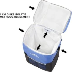 Dutch Mountains Koeltas Rugzak | Cooler Backpack 20 Liter | Picknicktas | Lunchtas | Koelrugzak | Strandtas | Blauw -Bo-Camp Verkoop 1198x1200 26