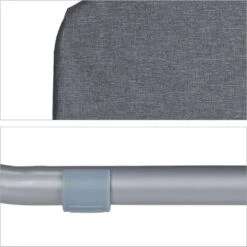 Relaxdays Strandstoel Opvouwbaar - Set Van 2 - Lage Campingstoel - Kampeerstoel Leuning - Grijs -Bo-Camp Verkoop 1198x1200 3