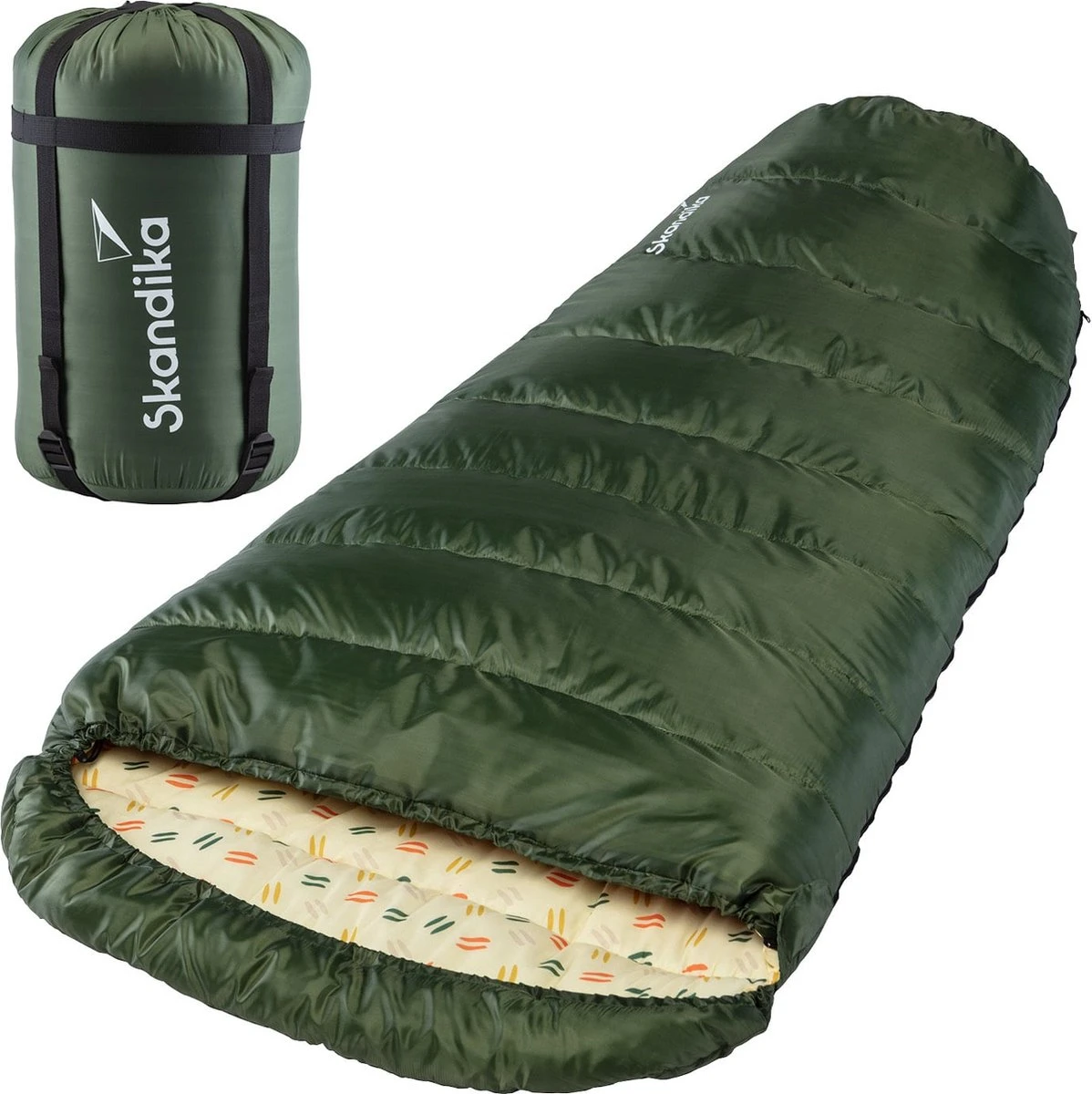 Skandika Vegas-R XXL Slaapzak - Mummieslaapzakken – Slaapzakken volwassen – Maat XXL – Mummie slaapzak - Unisex - Katoen, luxe kwaliteit, koppelbaar, 3 seizoenen, 220 x 110 cm, -12° tot -15°C, Outdoor kampeerslaapzak – Ritssluiting rechts - groen Skandika Vegas-R XXL Slaapzak - Mummieslaapzakken – Slaapzakken Volwassen – Maat XXL – Mummie Slaapzak - Unisex - Katoen, Luxe Kwaliteit, Koppelbaar, 3 Seizoenen, 220 X 110 Cm, -12° Tot -15°C, Outdoor Kampeerslaapzak – Ritssluiting Rechts - Groen -Bo-Camp Verkoop 1198x1200 5