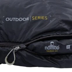 NOMAD® Taurus 400 Slaapzak | 210x80cm Grijs | Lichtgewicht & Kwalitatief | Slaapzak | Incl Hoes -Bo-Camp Verkoop 1199x1200 2