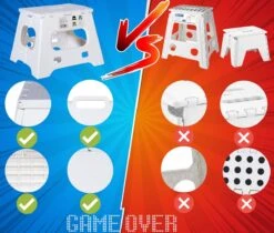 Splendole Opstapje Inklapbaar Caravanopstapje - Opvouwbaar - 120 Kg - 27 Cm Krukje Zwart -Bo-Camp Verkoop 1200x1022 3