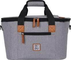 Brisby 4 Laags Geïsoleerde Koeltas - Boodschappentas 21 Liter - Grijs -Bo-Camp Verkoop 1200x1025 4