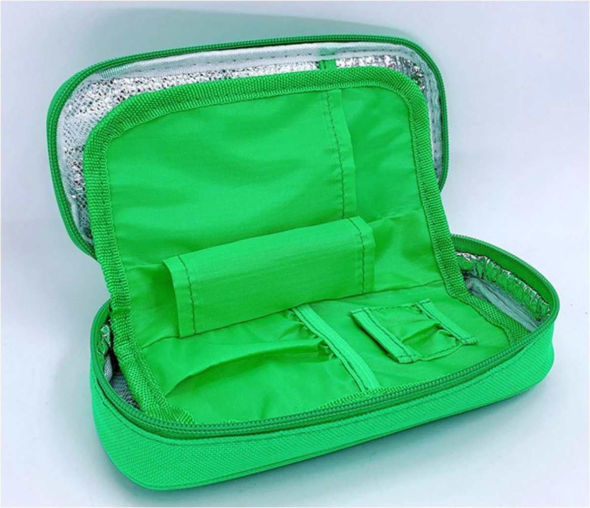 Diabetes tas - groen - koeltas- diabetes etui - insuline spuiten - reis etui - insuline koeltas Merkloos Diabetes Tas - Groen - Koeltas- Diabetes Etui - Insuline Spuiten - Reis Etui - Insuline Koeltas -Bo-Camp Verkoop 1200x1033 6