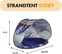 Deryan Luxe Pop Up Strandtent - Anti-UV 50+ - Story 3 Deryan Luxe Pop Up Strandtent - Anti-UV 50+ - Story -Bo-Camp Verkoop 1200x1045 3