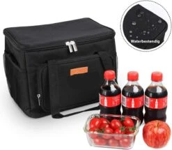 Lunchtas - Koeltas Voor Dames En Heren - Cool Bag - 4 Laags Geïsoleerde Koeltas - Kleine Cooler - Lunch Box - Lunchtas 15 Liter- Zwart 6 Lunchtas - Koeltas Voor Dames En Heren - Cool Bag - 4 Laags Geïsoleerde Koeltas - Kleine Cooler - Lunch Box - Lunchtas 15 Liter- Zwart -Bo-Camp Verkoop 1200x1046 4
