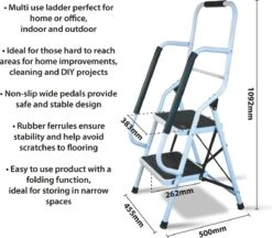 Aidapt Opstapkruk Met Leuning - 2 Treden 3 Aidapt Opstapkruk Met Leuning - 2 Treden -Bo-Camp Verkoop 1200x1047 9