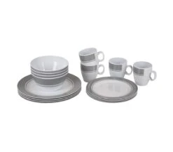 Bo-Camp - Servies - Classic - 16-Delig - Wit/Grijs -Bo-Camp Verkoop 1200x1050 26