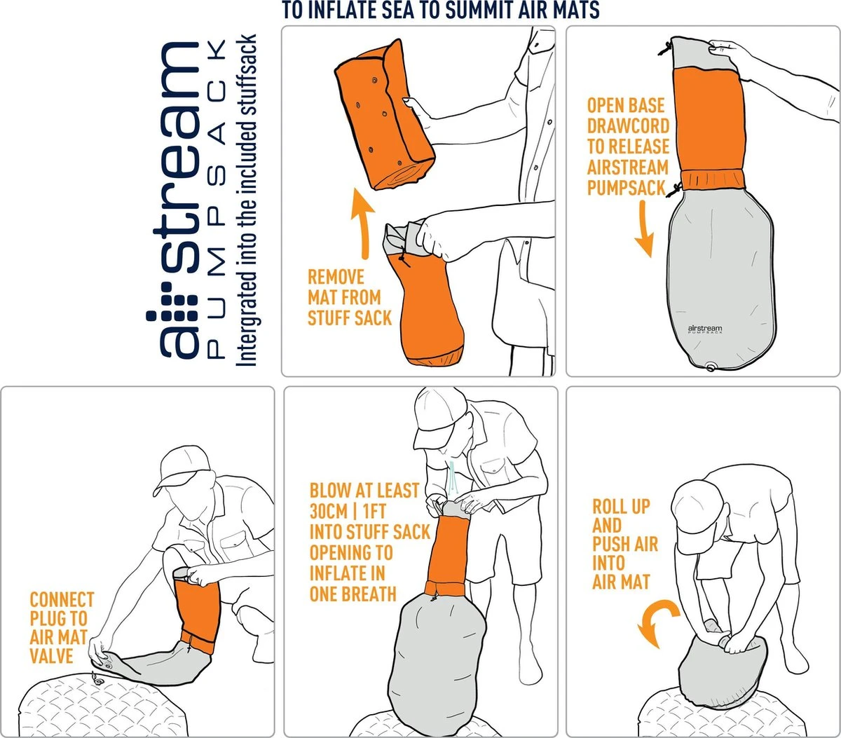 Sea to Summit UltraLight Insulated Regular Opblaasbare slaapmat - 5cm - 480g - Oranje Sea To Summit UltraLight Insulated Regular Opblaasbare Slaapmat - 5cm - 480g - Oranje -Bo-Camp Verkoop 1200x1053 3