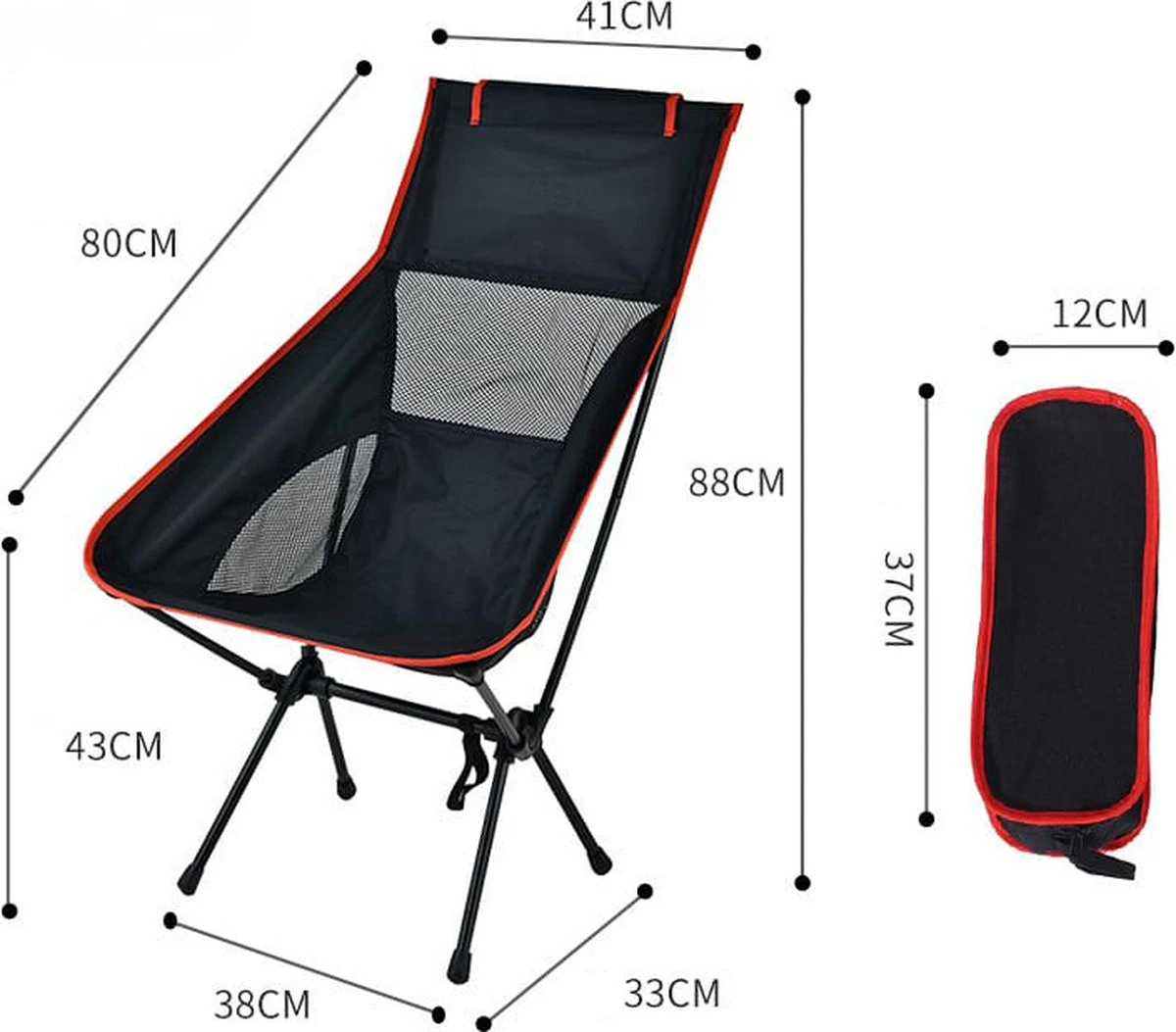 Lopoleis® Campingstoel – Campingstoel opvouwbaar – Visstoel – Vouwstoel – Strandstoel – Inklapbaar – Lichtgewicht – Outdoor Stoel - Hoge Rugleuning Lopoleis® Campingstoel – Campingstoel Opvouwbaar – Visstoel – Vouwstoel – Strandstoel – Inklapbaar – Lichtgewicht – Outdoor Stoel - Hoge Rugleuning -Bo-Camp Verkoop