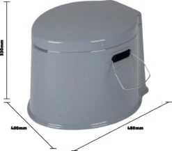 Bo-Camp Draagbaar Camping Toilet - 7 Liter - Grijs 12 Bo-Camp Draagbaar Camping Toilet - 7 Liter - Grijs -Bo-Camp Verkoop 1200x1056 4