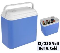 Excellent Cool Solutions - Draagbare Koelbox - Met Verwarm Functie - Blauw/wit - 24 Liter - 12V & 230V -Bo-Camp Verkoop 1200x1060 3