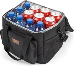 Packaway 4 Laags Geïsoleerde Koeltas - Lunchtas 15 Liter - Zwart -Bo-Camp Verkoop 1200x1063 12