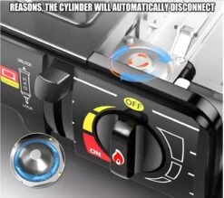 SMH LINE® Dubbele Camping Kooktoestel - 2 Pits - Draagbaar Gasfornuis - 2x 2500W 3 SMH LINE® Dubbele Camping Kooktoestel - 2 Pits - Draagbaar Gasfornuis - 2x 2500W -Bo-Camp Verkoop 1200x1063 6