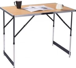 Kamyra® Campingtafel Inklapbaar - Kampeertafel, Partytafel - Opvouwbaar, Lichtgewicht & In Hoogte Verstelbaar - Aluminium/Hout 7 Kamyra® Campingtafel Inklapbaar - Kampeertafel, Partytafel - Opvouwbaar, Lichtgewicht & In Hoogte Verstelbaar - Aluminium/Hout -Bo-Camp Verkoop 1200x1066