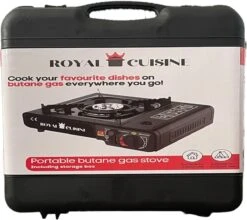 Draagbaar Camping Kookstel 1-Pits - Kooktoestel Kampeer Kookstel - Gasstel Gasfornuis Gaspit - Gas Kookplaat