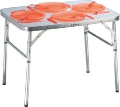 Merkloos Campingtafel - Opklapbaar - 75 X 55 X 70 Cm - Compact - Met Handvat 4 Merkloos Campingtafel - Opklapbaar - 75 X 55 X 70 Cm - Compact - Met Handvat -Bo-Camp Verkoop 1200x1071